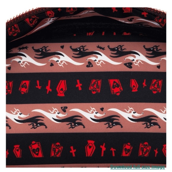 Loungefly Disney Nightmare Before Christmas Zero Full Size Backpack, NEW main image 5